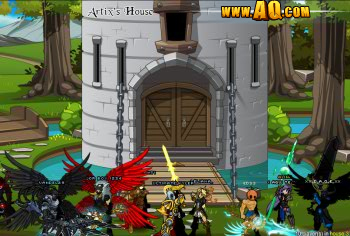Online mmorpg house custom fantasy castle