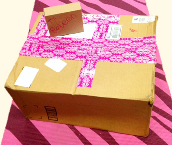 So much pink! So much love! xoxo! Beleen pink presents