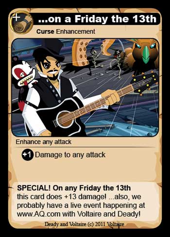 Card Game Friday the 13th