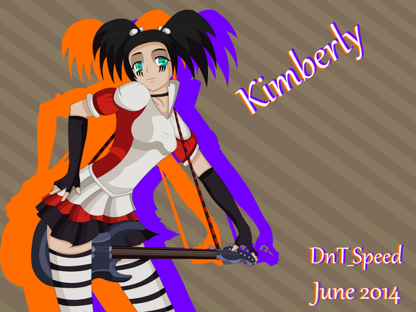 Kimberly freeman fan art guitar
