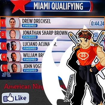 Drew Drechsel gets 1st place on American Ninja Warrior!