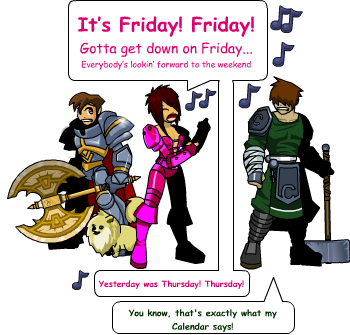 Friday! Friday! Oh Rebecca Black.... what have you done.