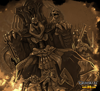 Grimskull keeps his crypt in check... Grimskull is coming to AQWorlds the free to play online adventure game