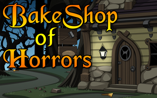 What's cookin' in the BakeShop of Horrors? Halloween bake shop in online adventure game