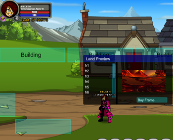 Pick any land you want to expand on...even if it's filled with lava! Guild Halls Another Land Mode Preview