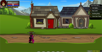 What will YOUR Guild Hall look like? It's all up to YOU! Enter Screen of Guild Hall
