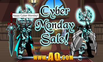 Cyber ​​poniedziałek gier wideo AdventureQuest Worlds