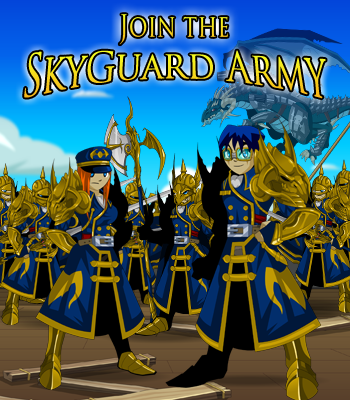 The Skyguard Army needs YOU! Skyguard Army in online fantasy game