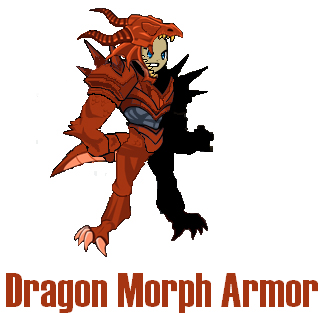 Tyronius' first art creation, the Dragon Morph Armor Tyronius' first art creation