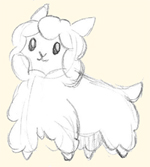 Eu te amo! Alpaca esboço do Doodle por Jemini