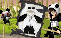 Panda hoodie