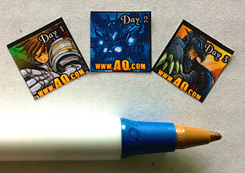 2013 Artixa Fan Table Stickers