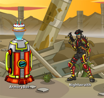 ArmoryBot Screen